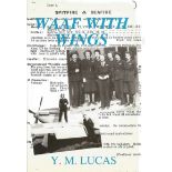Softback Book WAAF with Wings by Y. M. Lucas 1992