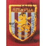 Football Aston Villa multi signed 16x12 multi signed colour photo.