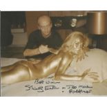 Shirley Eaton signed James Bond 10 x 8-inch colour photo from Goldfinger.