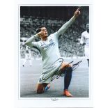 Football Alvaro Morata Chelsea Signed 16 x 12-inch football photo
