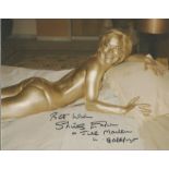 Shirley Eaton signed James Bond 10 x 8-inch colour photo from Goldfinger.