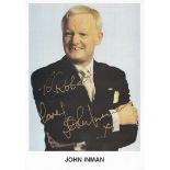 John Inman signed 6 x 4 colour photo to Robert Are you Being Served actor.