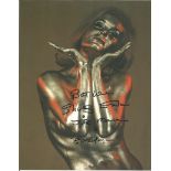 Shirley Eaton signed James Bond 10 x 8-inch colour photo from Goldfinger.