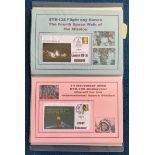 59 Space Exploration FDC with Stamps and FDI Postmarks, Housed in a Binder