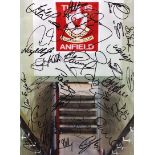 Football Liverpool Legends changing Rooms Liverpool Signed 16 x 12-inch football photo