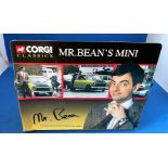 Vintage Toys. CORGI collection. A Die-cast metal and plastic MINI, from the film 'Mr Bean'. In origi