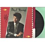 PAUL YOUNG signed LP Record 'No Parlez'