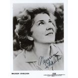 Maureen Stapleton signed 6x4 black and white photo.