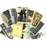 Vintage Postcard and Photo collection 11 items all mint features Flying Machines, Lille, Leipzig and