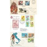 A Selection of FDC and Commemorative Covers from San Marino and Malta, 6 Items.