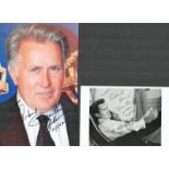 Martin Sheen signed photo collection.