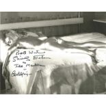 Shirley Eaton signed James Bond 10 x 8 b/w photo from Goldfinger.