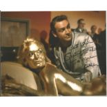 Shirley Eaton signed James Bond 10 x 8-inch colour photo from Goldfinger.