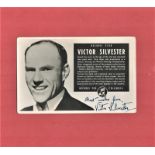 VICTOR SILVESTER (1900-1978) Bandleader signed vintage Photo