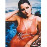 Actor Barbara Carrera Signed 10x8 Coloured Photo