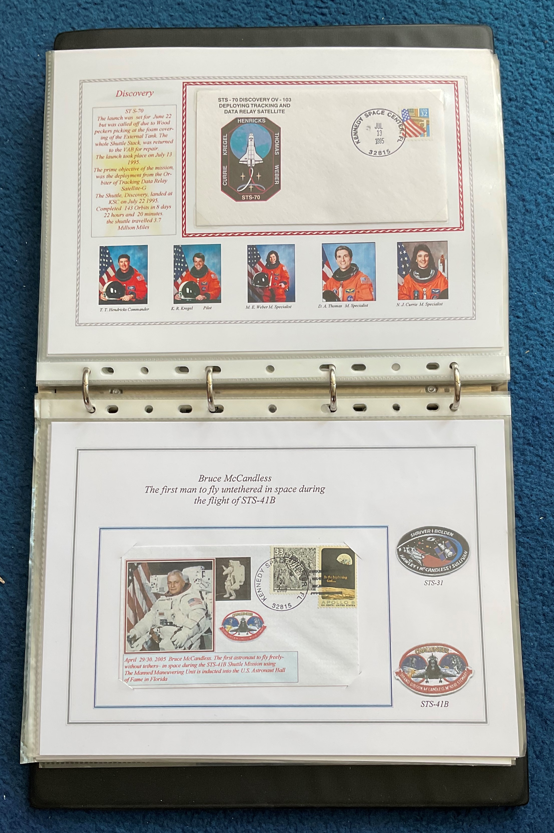 62 Space Exploration FDC with Stamps and FDI Postmarks, Housed in a Binder - Image 2 of 5