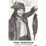 Blackadder Tony Robinson as Baldrick signed 6 x 4 inch b/w photo