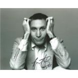 Rolling Stone Charlie Watts signed 10 x 8 inch b/w photo