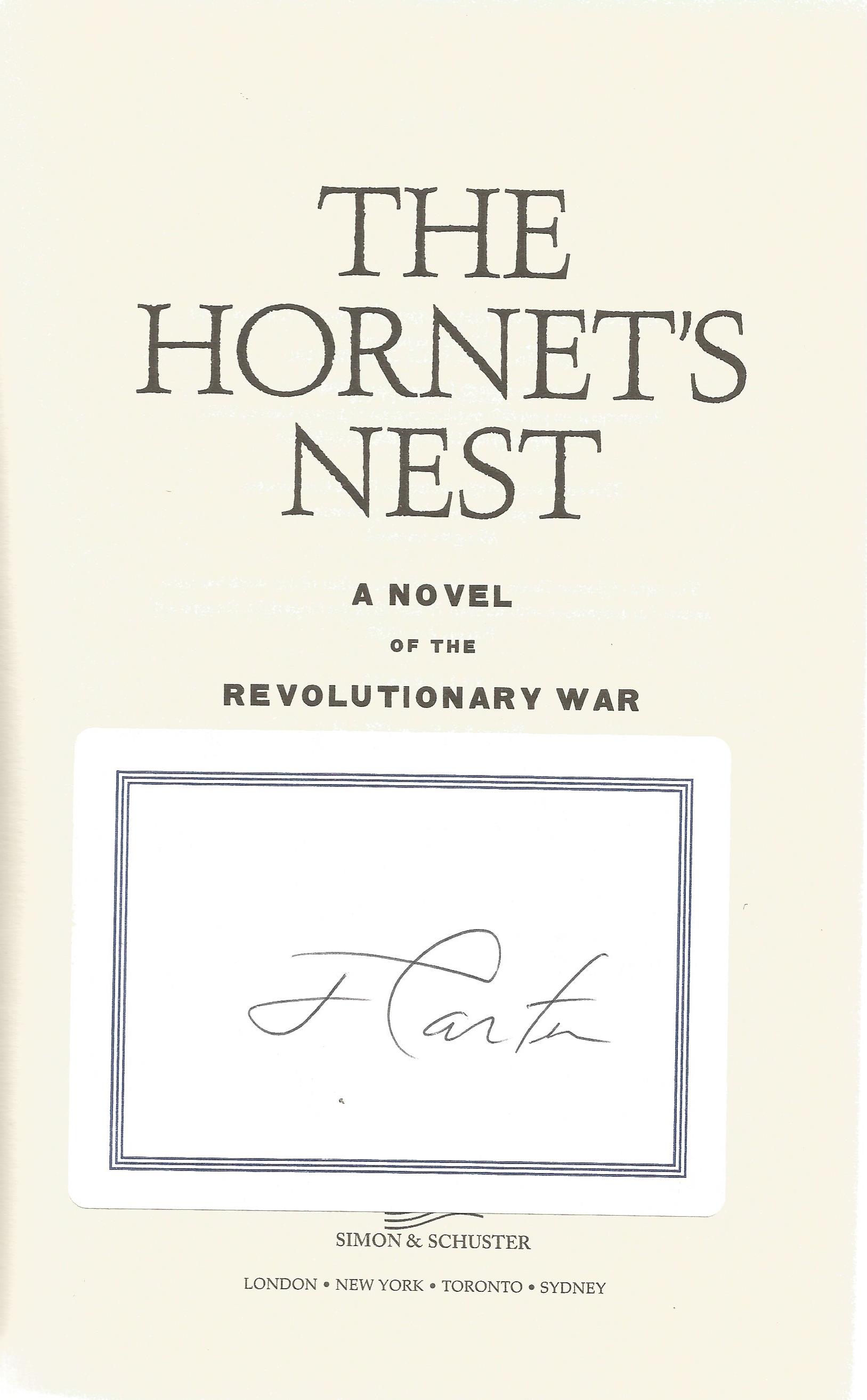 US President Jimmy Carter signed hardback book The Hornets’ Nest. - Image 2 of 3