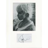 Toyah Wilcox Quadrophenia music signature piece autograph presentation. Mounted with unsigned