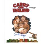 Linda Regan Carry on England promo signed colour photo 10 x 8 inch. Linda Regan born Linda Mary