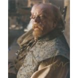 Roger Ashton Griffiths Game of Thrones Mace Tyrell Signed 10 x 8 inch Colour Photo. Good