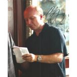 Paul Haggis actor signed colour photo 10 x 8 inch. Paul Edward Haggis is a Canadian screenwriter,