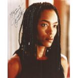 Angela Bassett signed colour photo 10 x 8 inch. Good condition. All autographs come with a