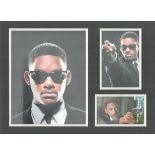 Will Smith from Men in Black autograph presentation. Mounted with one 10 x 8 inch signed photo and