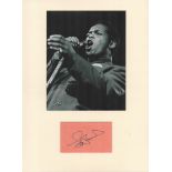 Tom Robinson music, signature piece in autograph presentation. Photo attached. 16 x 12 inches.