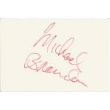 Michael Brandon signed 6x4 White Card. Michael Brandon is an American actor. He is known for his