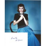 Dorothy McGuire actor signed Card With 10 x 8 inch Colour Photo. Dorothy Hackett McGuire was an