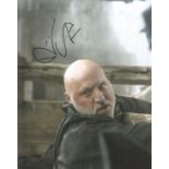 Dominic Carter Game of Thrones Janos Slynt signed colour 10 x 8 inch shot. Good condition. All