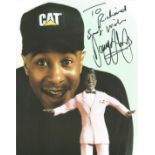 Danny John Jules actor signed colour photo 10 x 8 inch dedicated. Daniel John Jules is a British