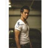 Byron Mann actor signed 10 x 8 inch Colour Photo. Byron Mann is a Hong Kong American actor of film