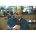 Larry Lamb actor signed colour photo 12 x 8. English actor and radio presenter. He played Archie