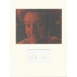 Jim Broadbent signature piece autograph presentation. Mounted with unsigned photo to approx. 16 x 12