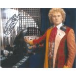 Colin Baker Dr Who signed colour photo 10 x 8 inch. Good condition. All autographs come with a