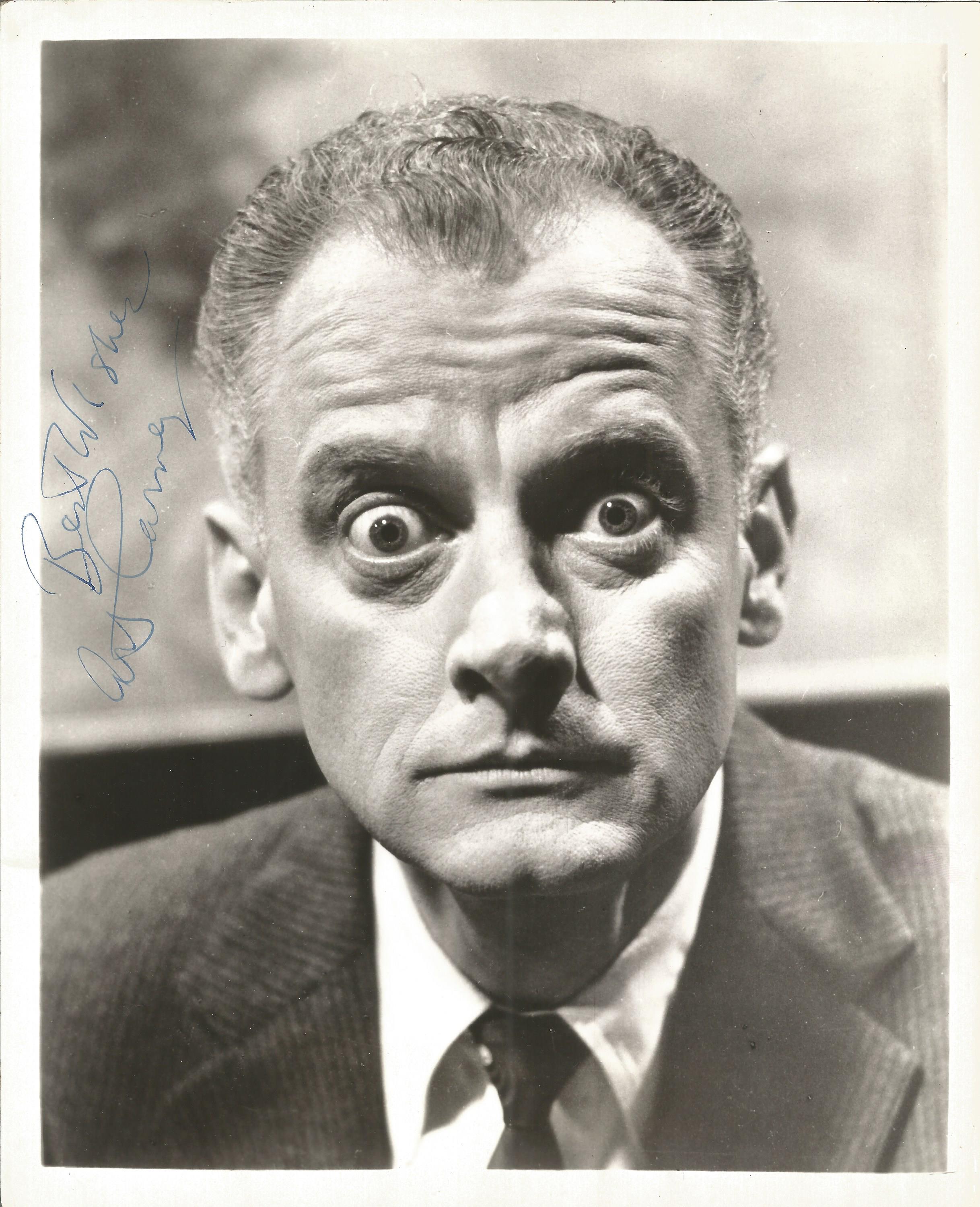 Art Carney actor signed 10 x 8 inch Black And White Photo. Arthur William Matthew Carney was an