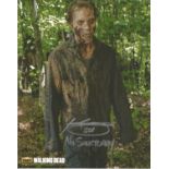 Kent Wagner Walking Dead actor signed colour photo 10 x 8 inch shot. Kent Wagner is a creature actor