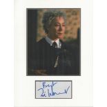 Zoe Wannamaker from Harry Potter actor signature piece autograph presentation. Mounted with unsigned