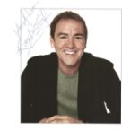 Robert Lindsay actor signed colour photo 10 x 8 inch. Robert Lindsay is an English stage and TV
