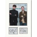 Kaiser Chiefs matted signature piece featuring signatures from Nick Hodgson and Ricky Wilson .