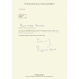 Douglas Hurd Tls Dated 17 3 2009. Douglas Richard Hurd, Baron Hurd of Westwell, CH, CBE, PC is a