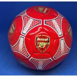 Football Pierre-Emerick Aubameyang signed Arsenal full size football.