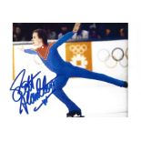 Olympics Scott Hamilton signed 6x4 colour photo.