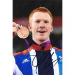 Olympics Ed Clancy signed 6x4 colour photo.