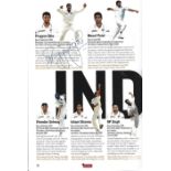 Cricket England v India 4th Test 2011 multi signed programme.