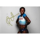 Olympics Desiree Henry signed 6x4 colour photo.