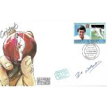 Cricket Bob Woolmer signed Cricket Leaders of the World FDC.